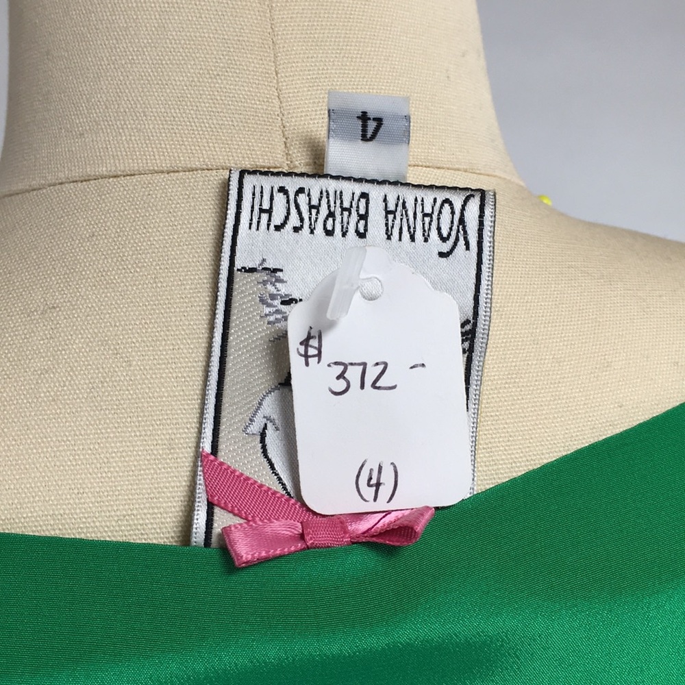 Yoana Baraschi Designer Green Dress NWT - Picture 5 of 5